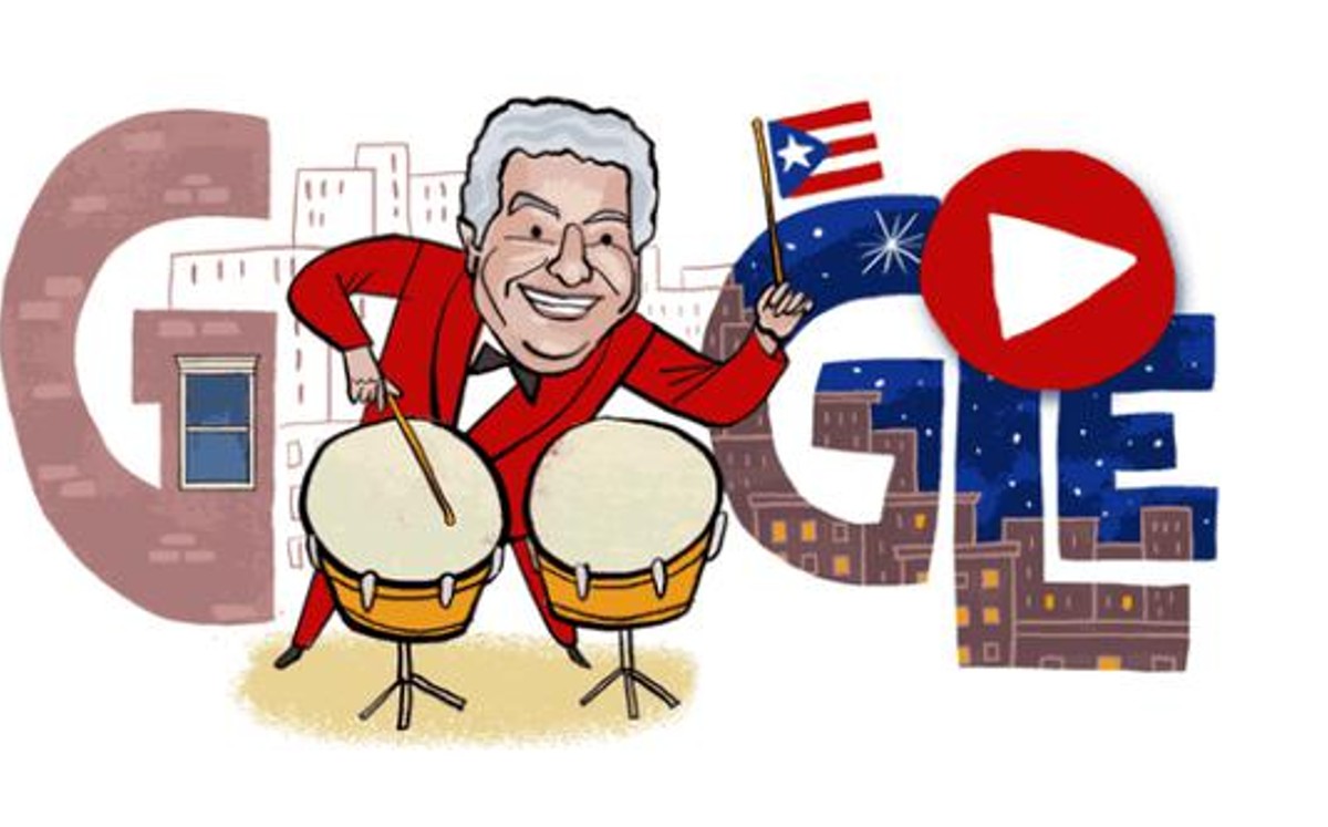 Google dedica a Tito Puentes el doodle de hoy como homenaje  |ESPECIAL