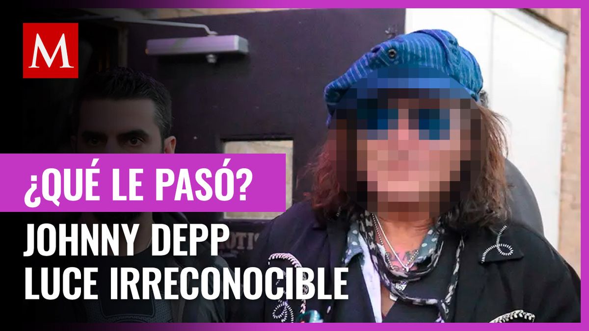 Johnny Depp luce irreconocible en Nueva York