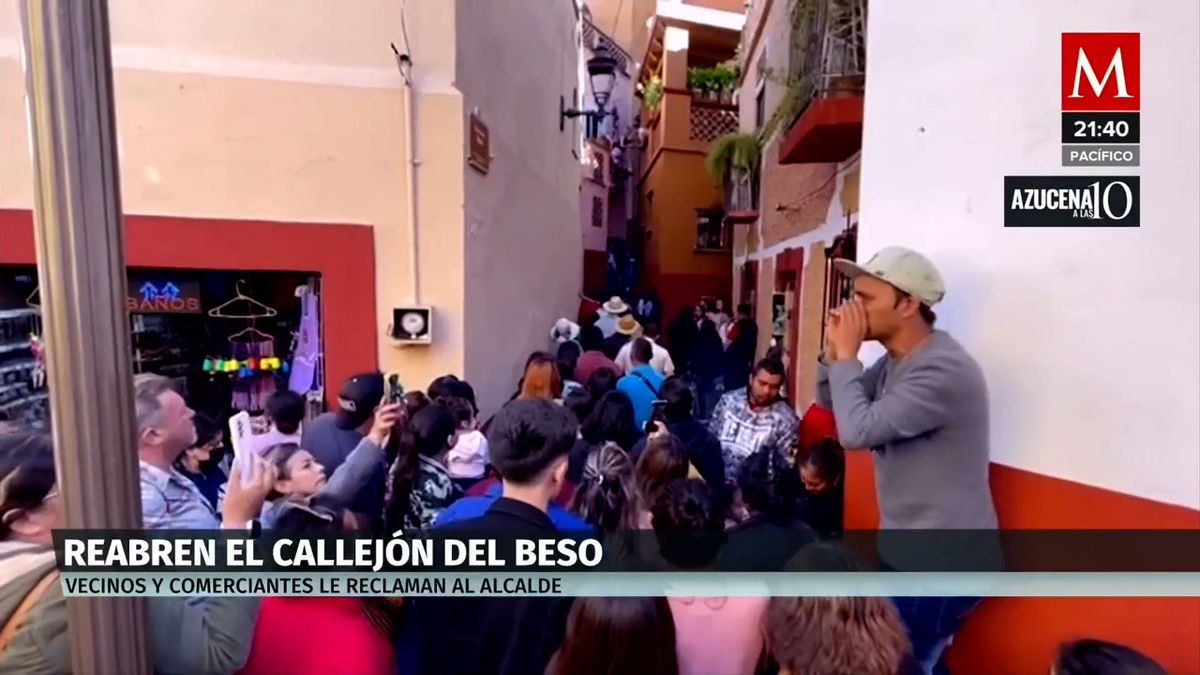 Reabren Callejón del Beso en Guanajuato capital tras obras