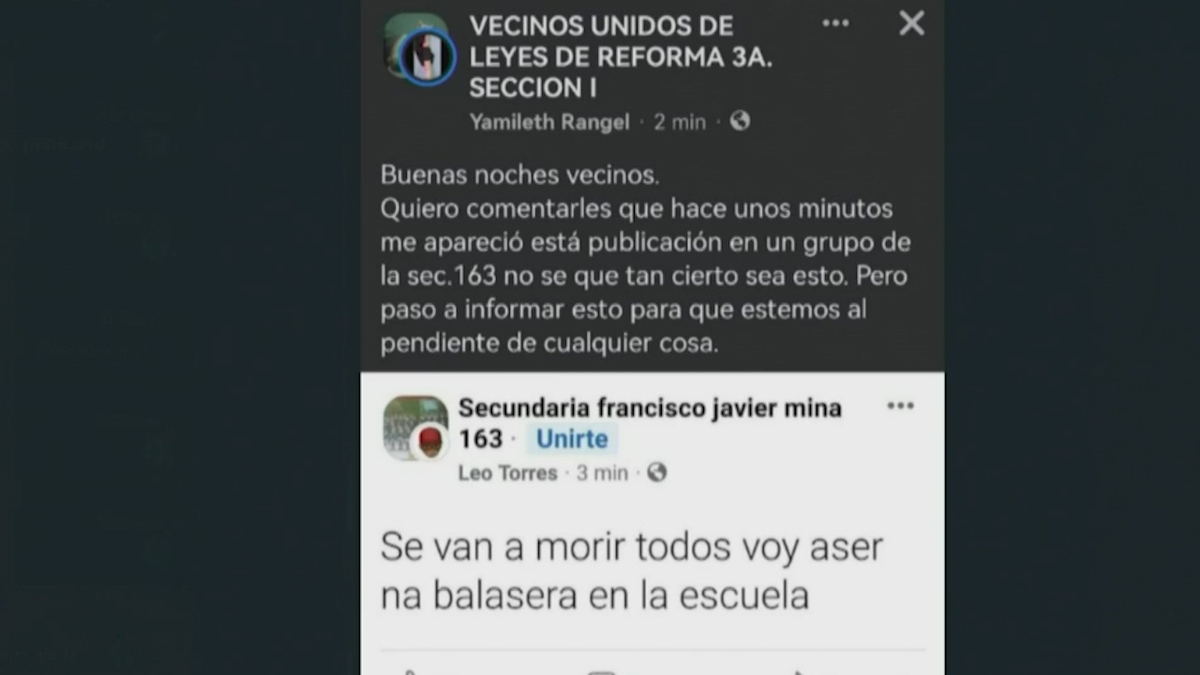 Alerta en secundaria por presunta amenaza de alumno en alcaldía Iztapalapa