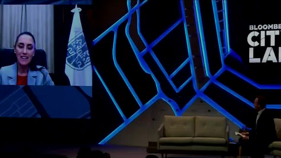 Claudia Sheinbaum participa en 'Bloomberg CityLab 2022'