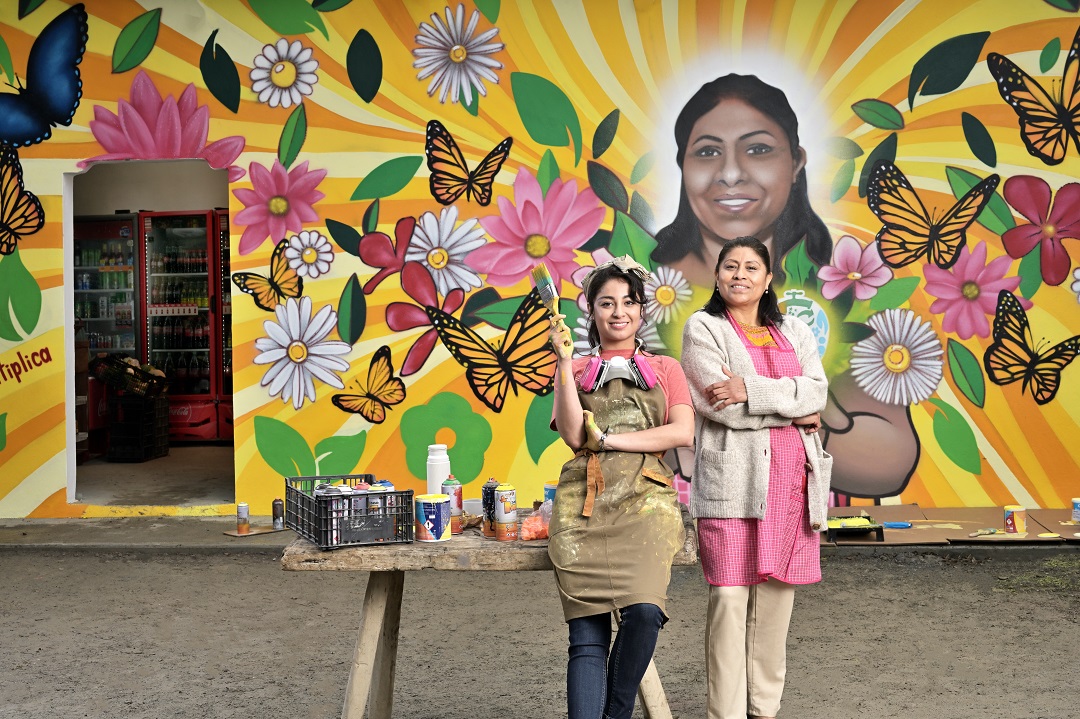 Como parte de la iniciativa se han plasmado murales comunitarios en Monterrey, Ciudad de México, Guadalajara, Naucalpan, Fresnillo y Mérida. CORTESÍA