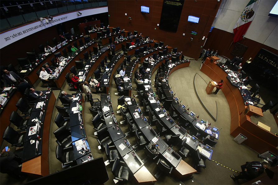 Sesión ordinaria en el Senado de la República. |Fotografía: Juan Carlos Bautista