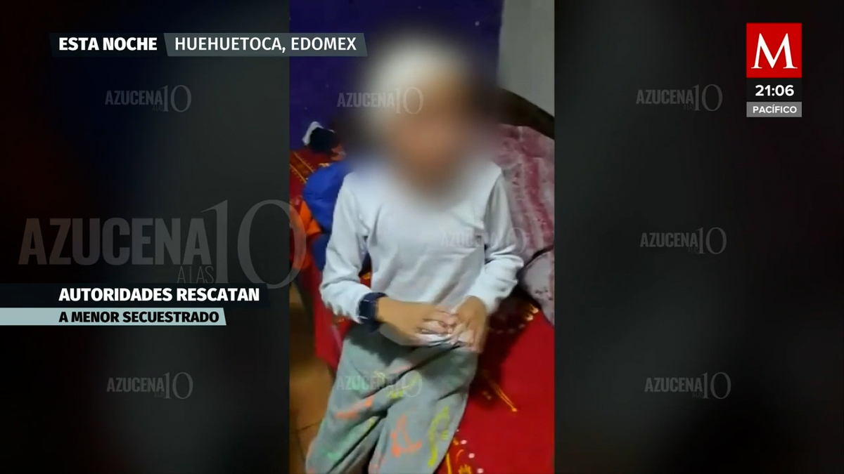 Tras operativo rescatan a menor secuestrado en Huehuetoca