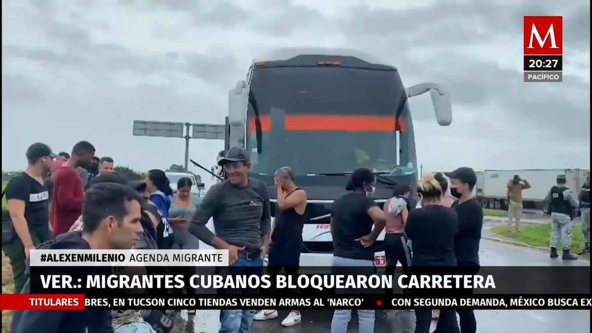 Veracruz. Envían a Oaxaca a migrantes tras tomar como rehén a chófer
