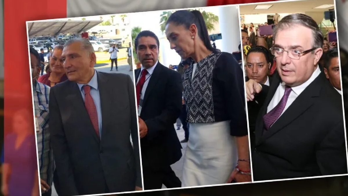 AMLO celebra el buen trabajo de sus "tres corcholatas"