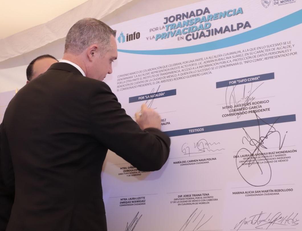 Cuajimalpa firma convenio con Info CdMx | Especial