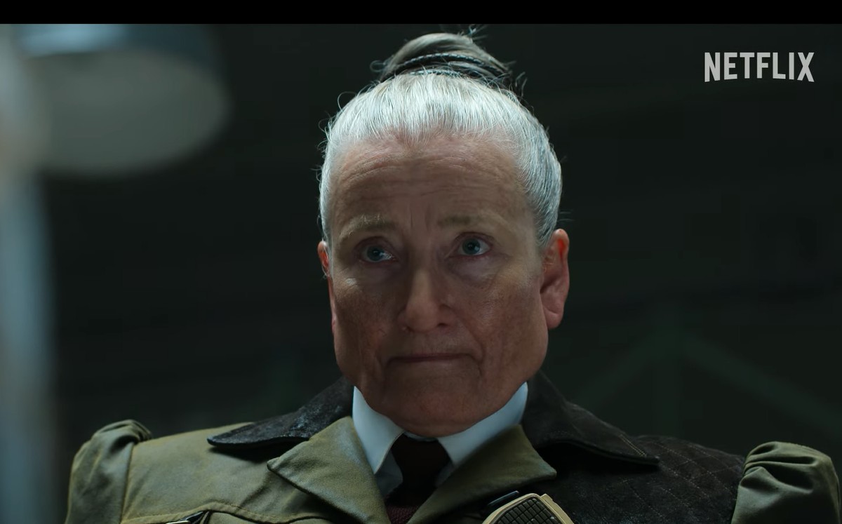 Emma Thompson como Tronchatoro en el nuevo tráiler de 'Matilda: El musical' (Captura).