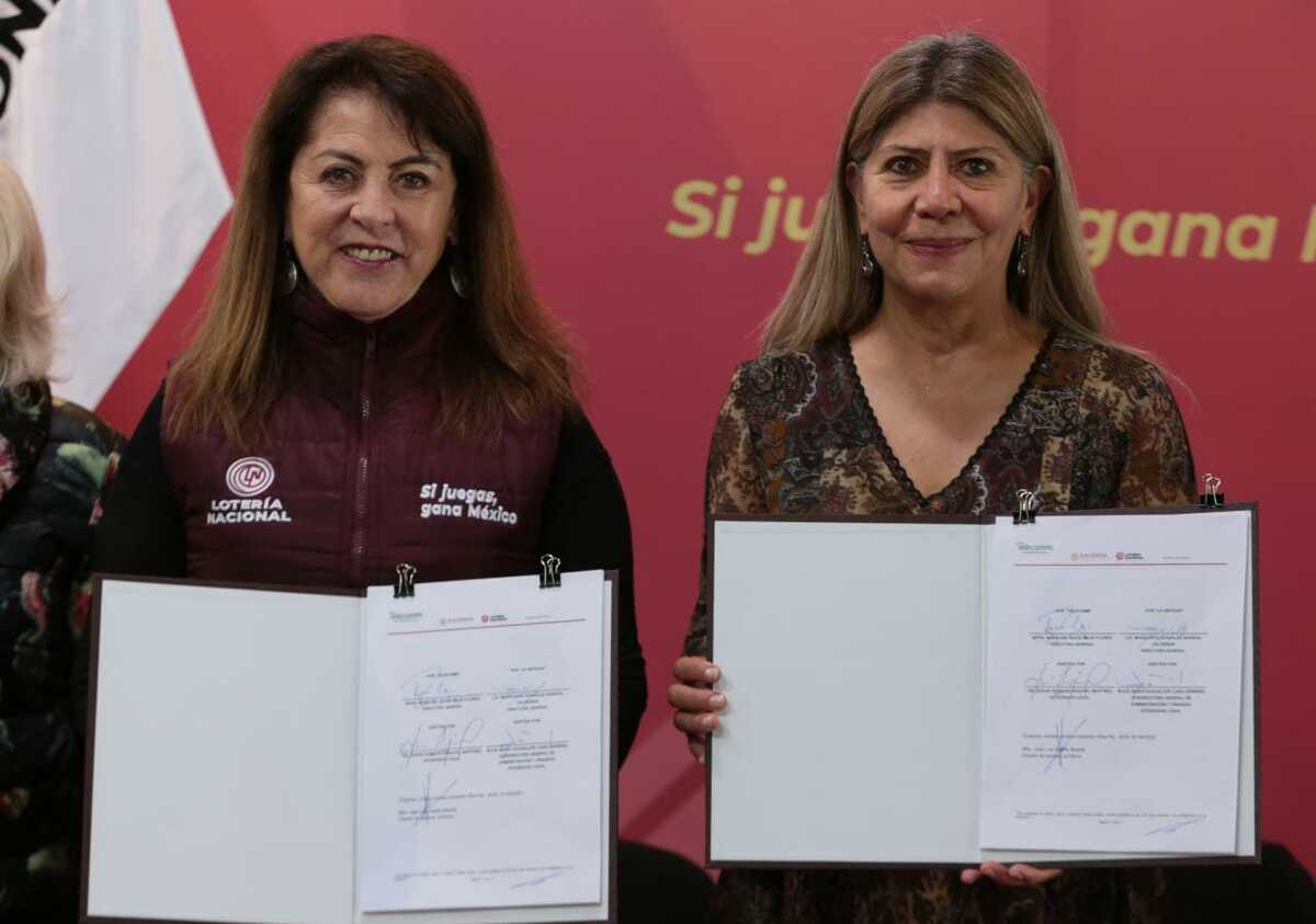 Firma del  Convenio de Colaboración entre ambas instituciones para facilitar el cobro de rifas y premios en las sucursales de Telecomm |Jesús Quintana