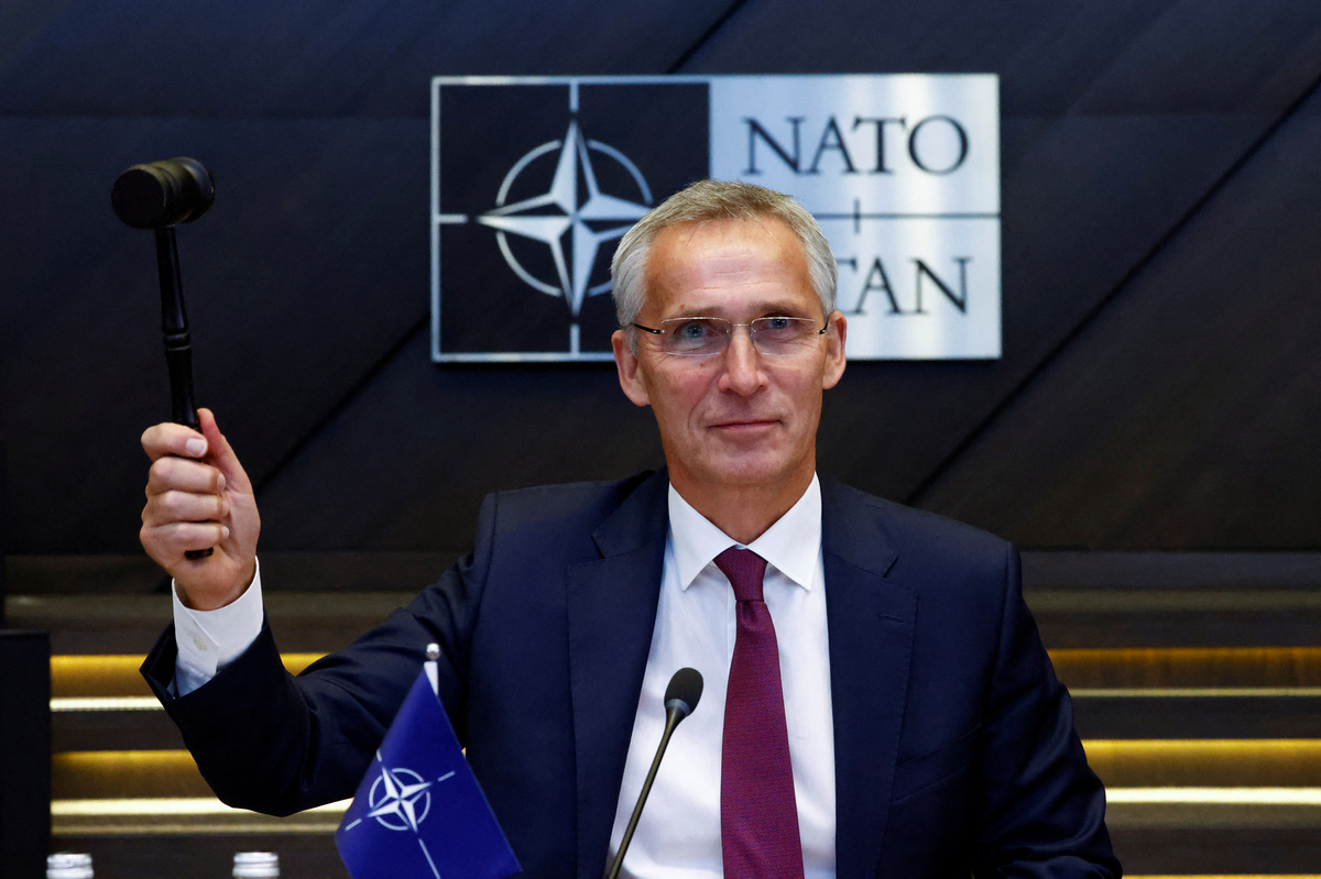 Jens Stoltenberg durante una reunión en Bruselas. (Reuters)