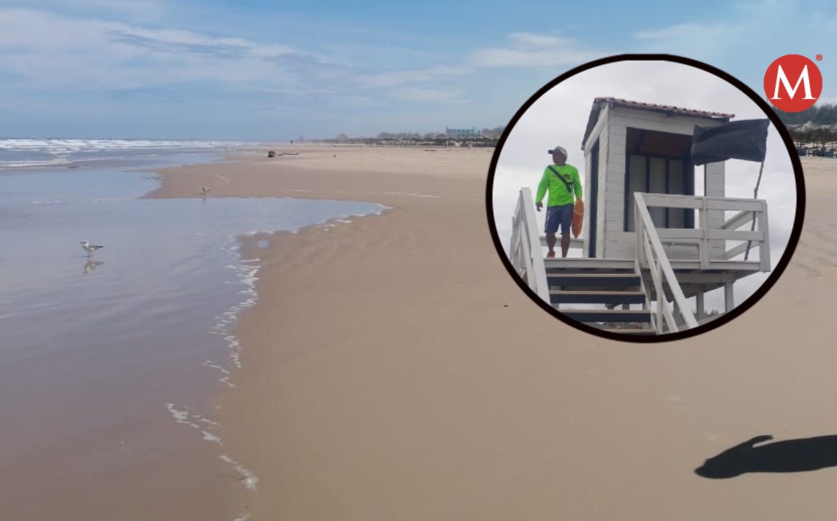 Playa Miramar mantiene bandera negra, por fuerte oleaje de Karl.