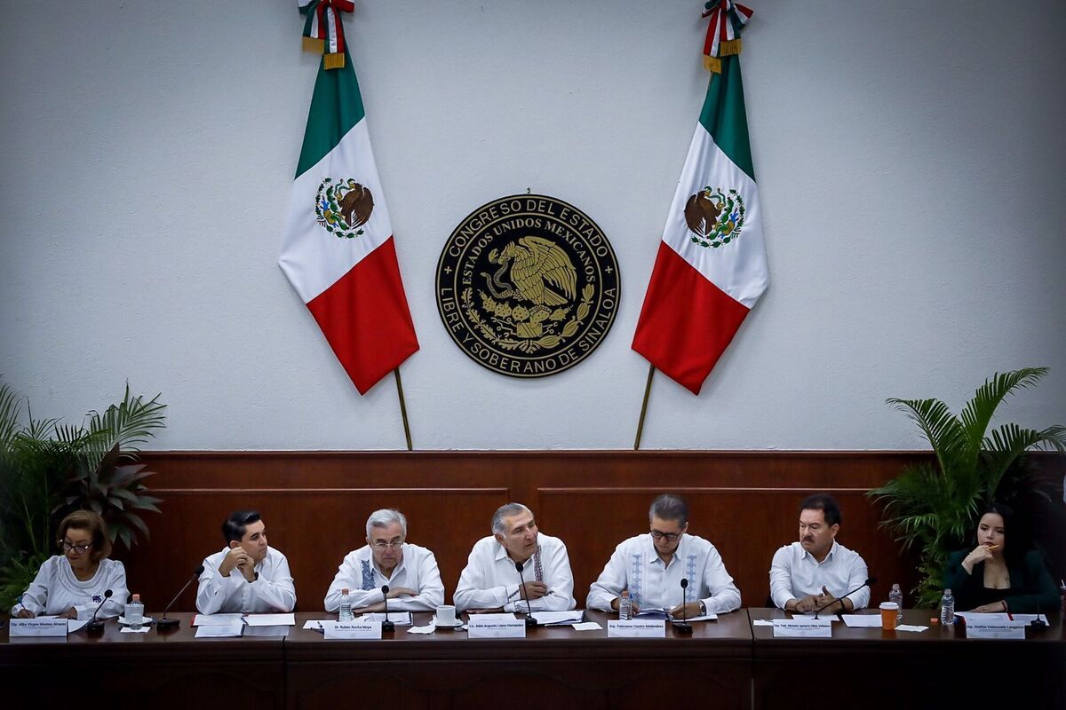 Mier Velazco instó a los diputados de Sinaloa a avalar el plan militar. | Especial