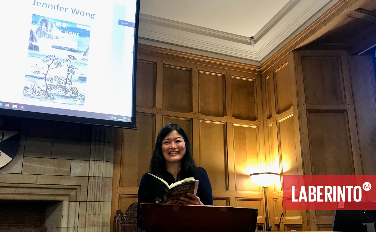 La poeta Jennifer Wong en St. Andrews. (Foto: Natacha Lee)