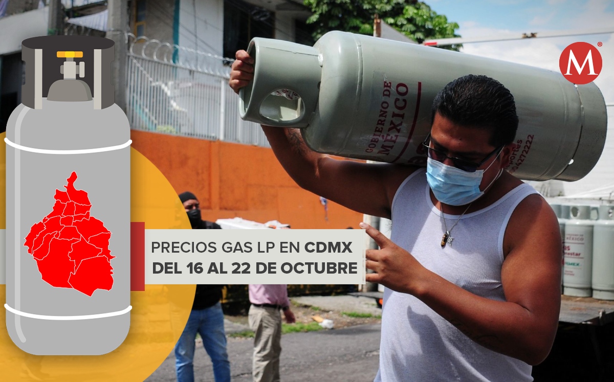 Precio del gas LP para la Ciudad de México del 16 al 22 de octubre. | Cuartoscuro