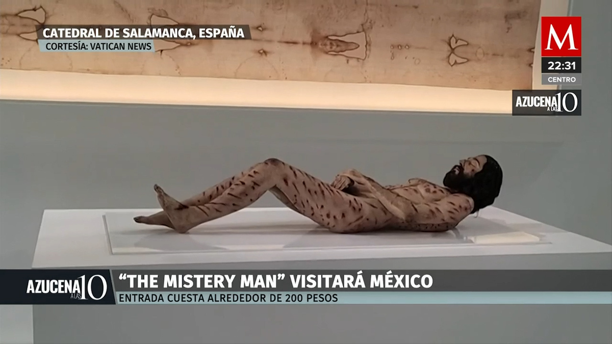 Es presentada una figura hiperrealista del cuerpo de Jesús en España
