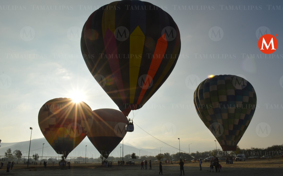 Festival del globo en Tamaulipas. (Antonio Hernández)