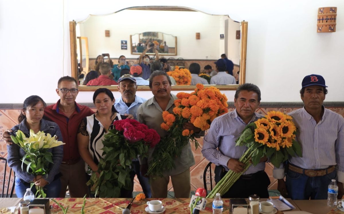 Productores de cempasúchil en Atlixco | Andrés Lobato