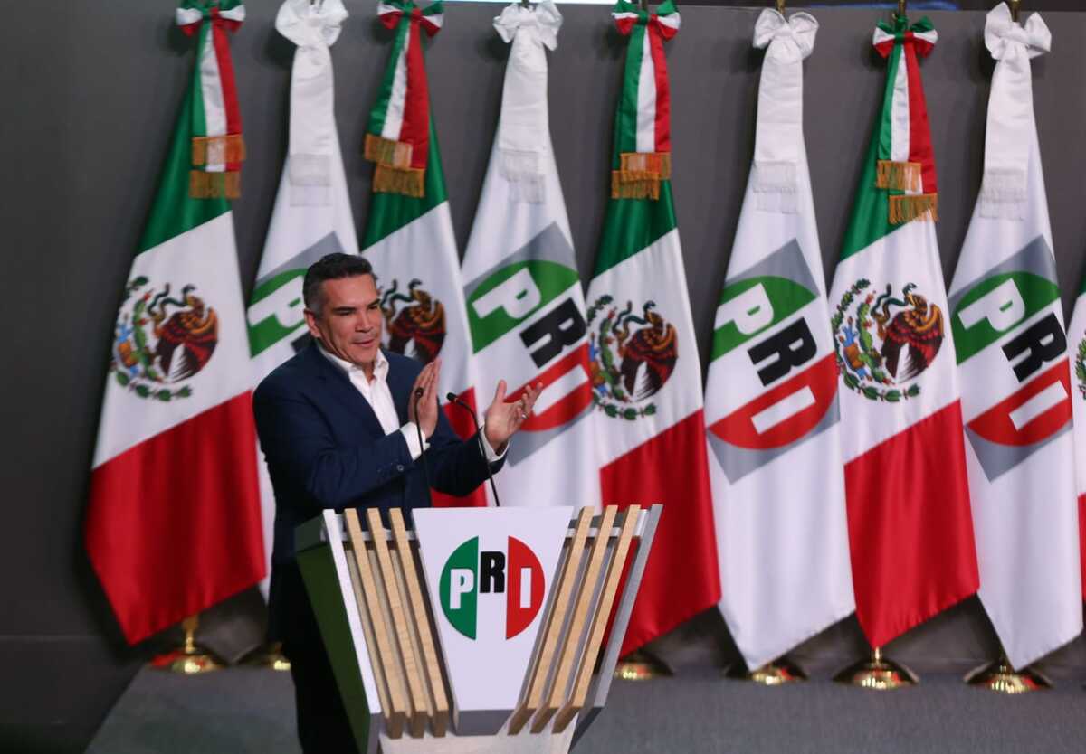 Alejandro Moreno, presidente del PRI durante el inicio de los "Diálogos por México" |Araceli López