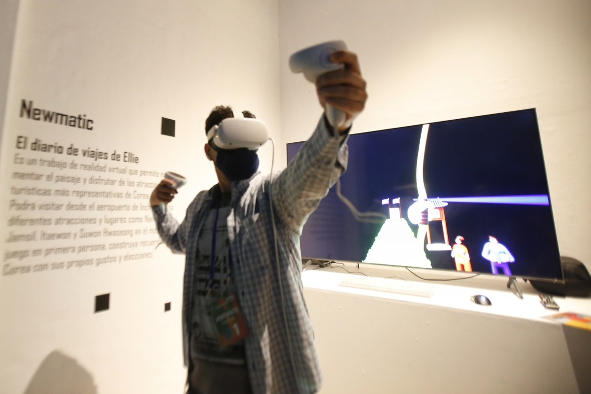 Corea del Sur expone metaverso en Cervantino. | Ariana Pérez