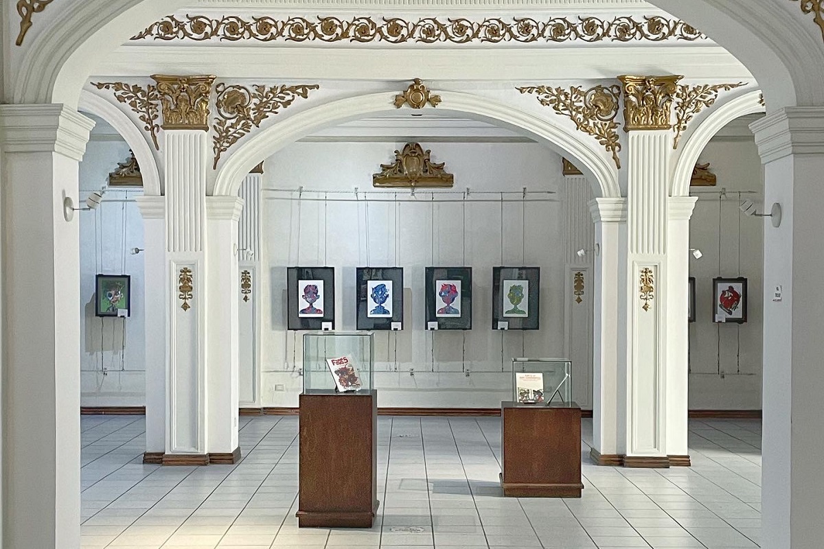 Imaginotopia es una exhibición que muestran las ilustraciones del artista saltillense. (cortesía)