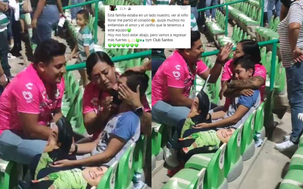 El joven fue captado en el TSM tras la derrota contra Toluca. (Cortesía)