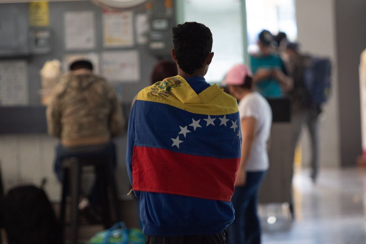 Migrantes venezolanos deportados a México. (Especial)
