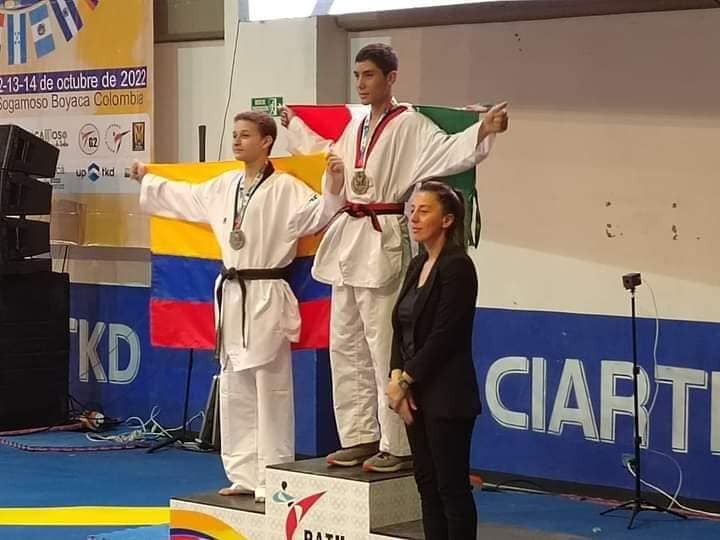 Taekwondoines Hidalguenses destacan en el Colombia Open ( Cortesía)