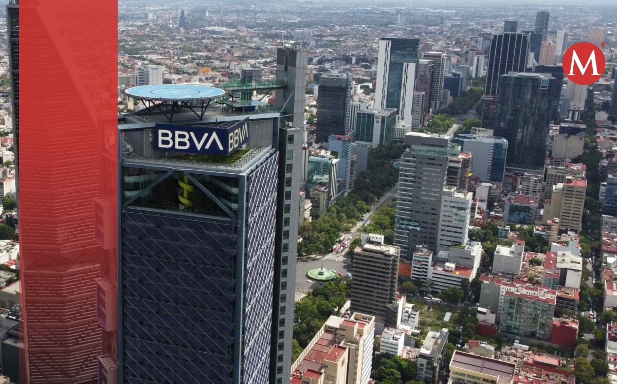 Torre BBVA sobre Paseo de la Reforma.. Foto: (Especial)