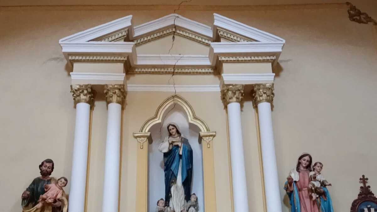 Daños en iglesias de Jalisco por el sismo del 19 de septiembre de 2022. (Especial)