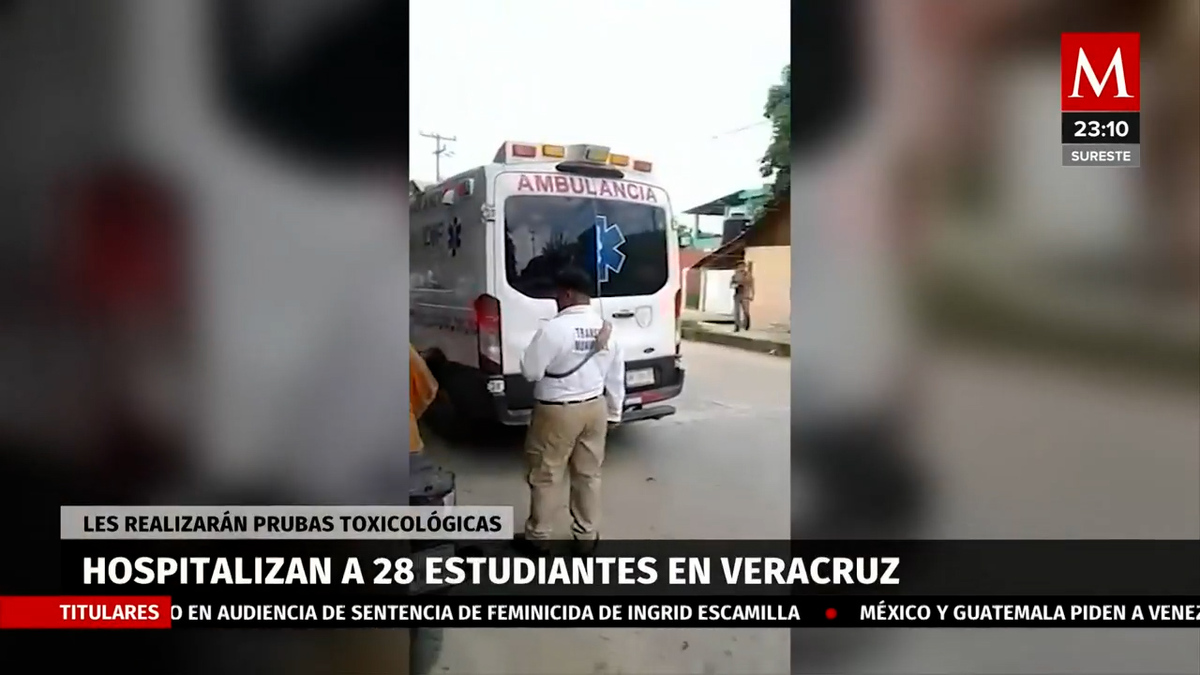 En Veracruz, más de 20 alumnos se desmayan por supuesta intoxicación