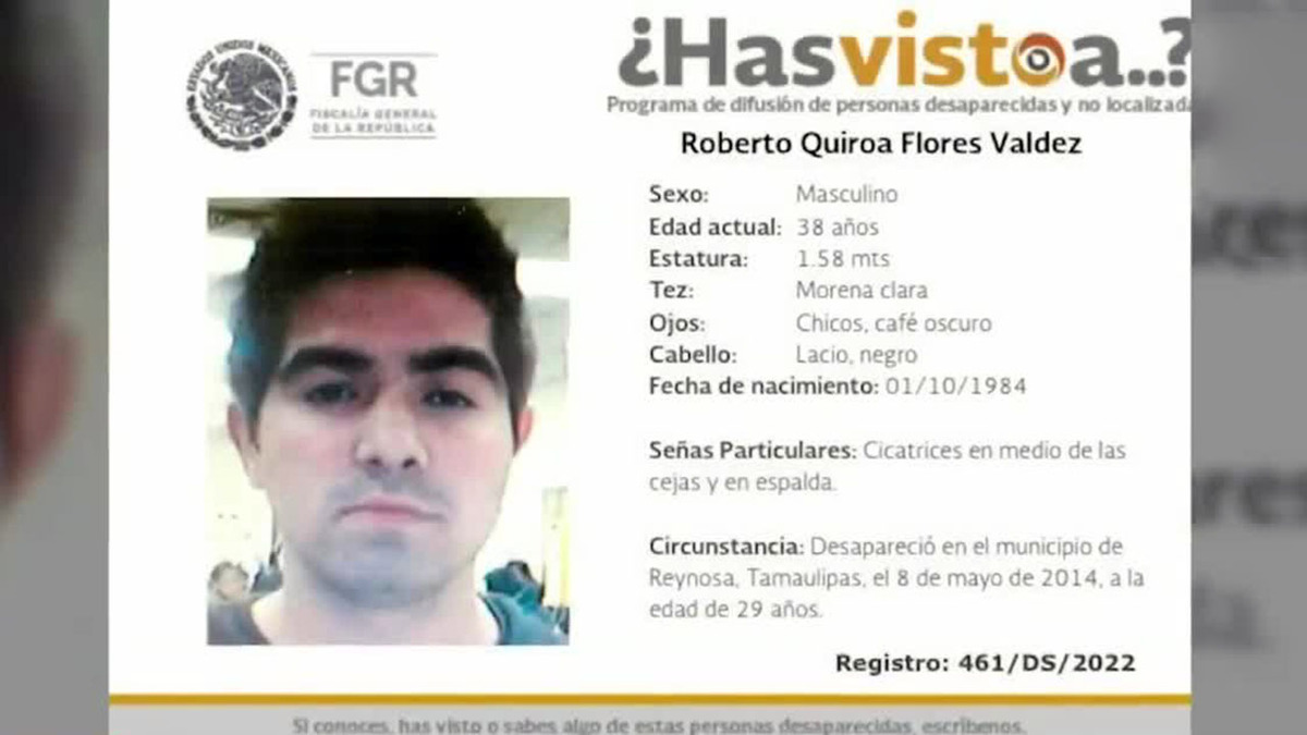 Familiares buscan a Roberto; desapareció hace ocho años