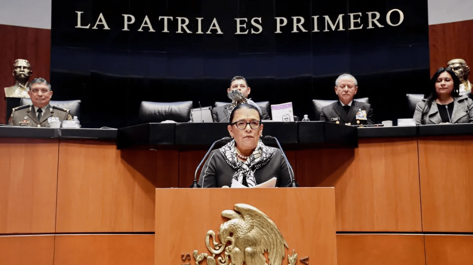 Rosa Icela Rodríguez comparece ante el Senado