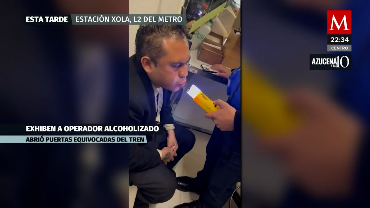 Usuarios reportan a conductor ebrio en Línea 2 del Metro de CdMx