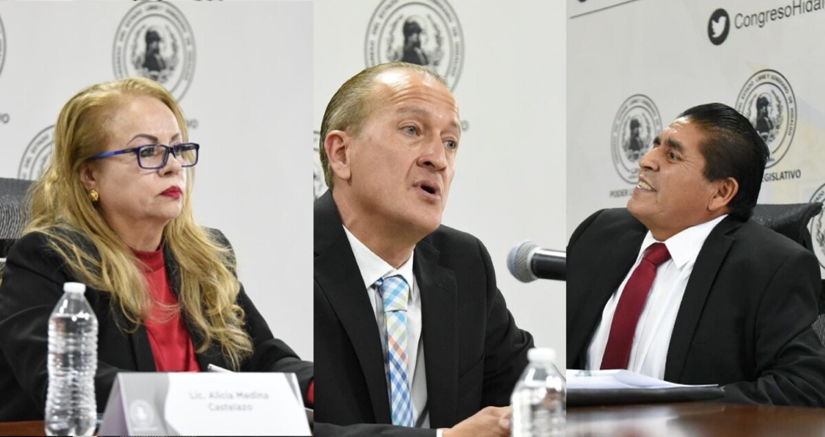 Alicia Medina Castelazo, Rafael Herrera Tanco y Leonardo Baños Briseño.