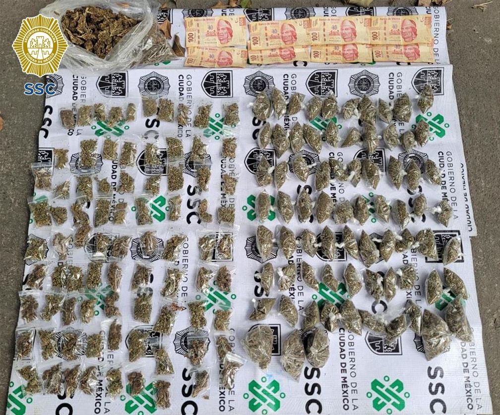 Droga decomisada. (Especial)