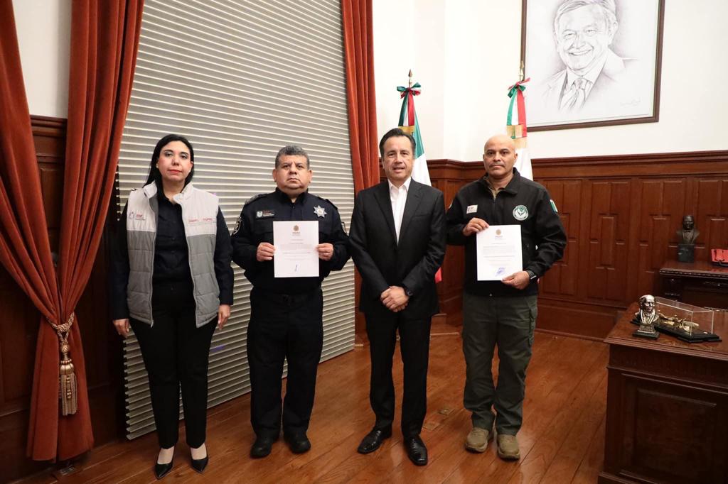 El gobernador de Veracruz dio la noticia. (Isabel Zamudio)