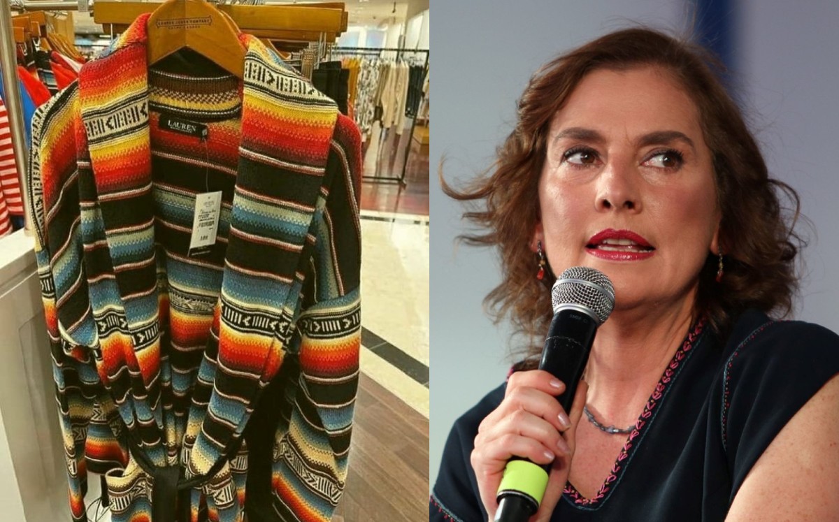 Gutiérrez Müller acusó a Ralph Lauren de plagiar un diseño textil de Tlaxcala y Saltillo. | Foto: Cuartoscuro e Instagram Beatriz Gutiérrez Müller