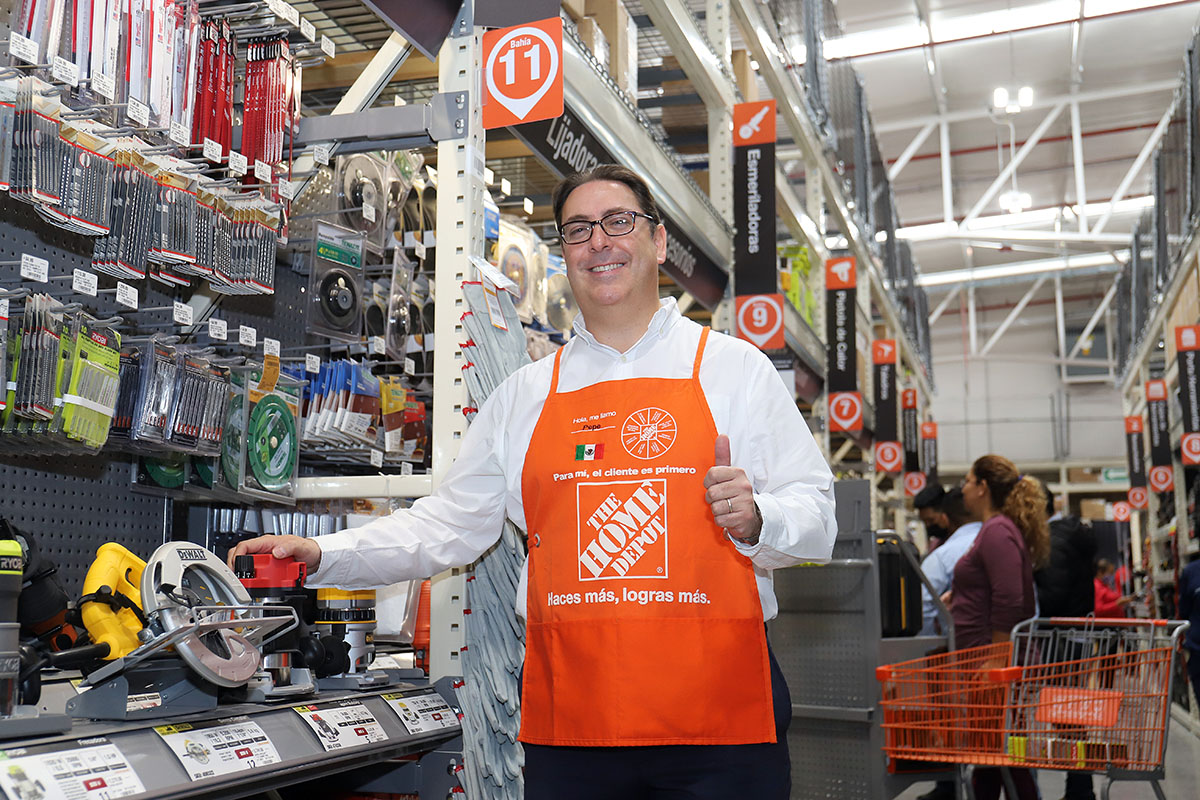 José Antonio Rodríguez Garza lleva cuatro años encabezando la Dirección General y Presidencia The Home Depot en México. (Rolando Riestra)