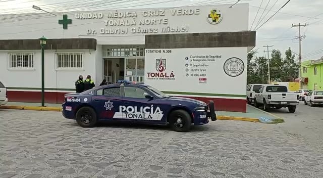 La menor fue atendida por los profesionales de la salud de la Cruz Verde. (Especial)