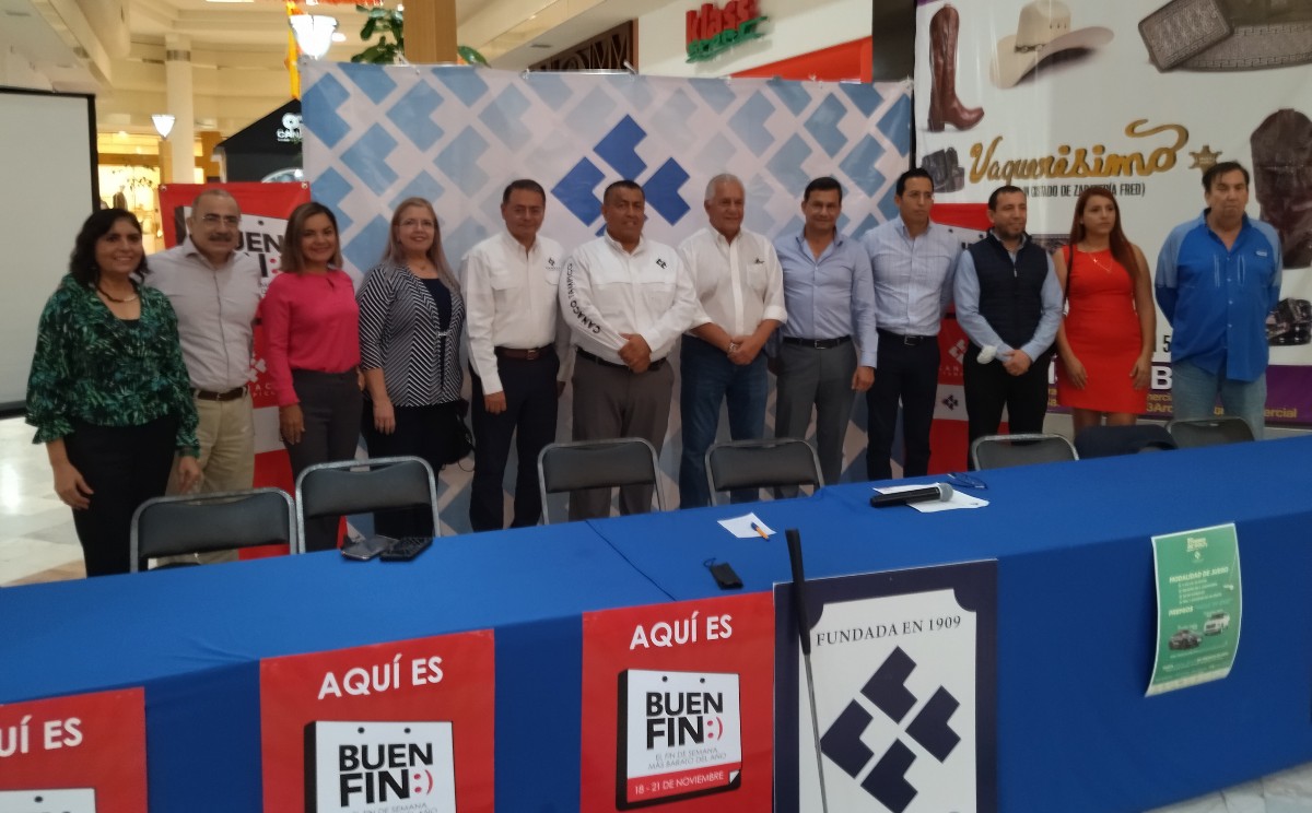 Socios de la Canaco en Tampico anunciaron el programa El Buen Fin. | Foto: Víctor Durán