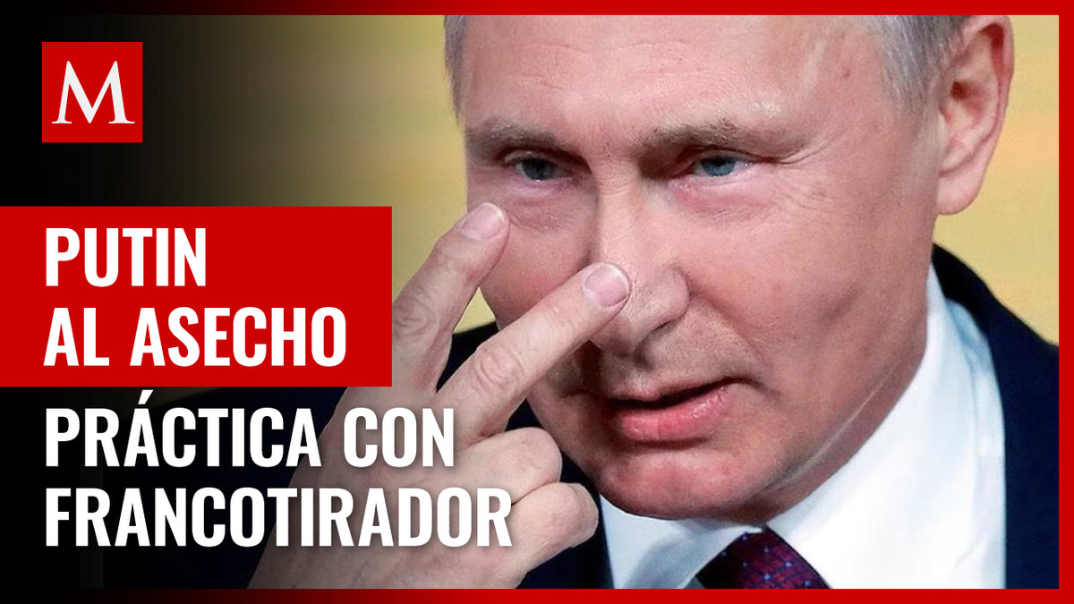 Vladimir Putin dispara rifle durante inspección a reclutas en Rusia