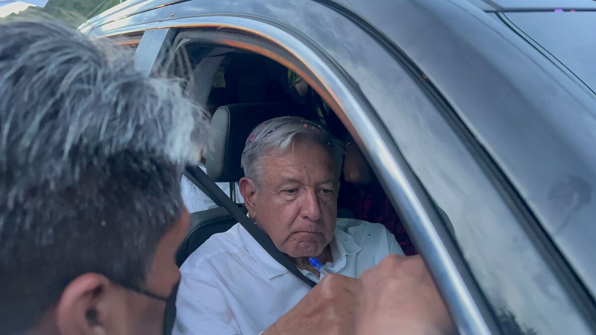 El Presidente escuchó sus demandas. (Rogelio Agustín)