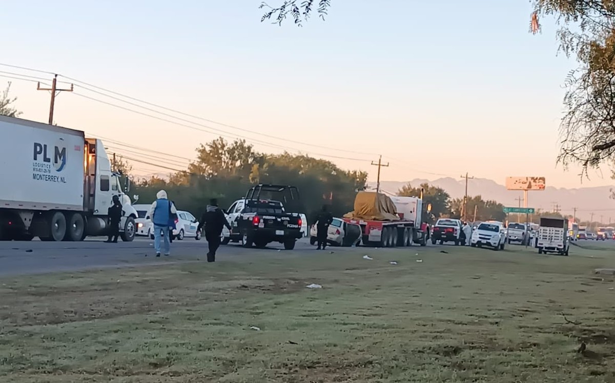 La víctima se estrelló contra la parte trasera de un tráiler en la Carretera Laredo / Cynthia Pardo