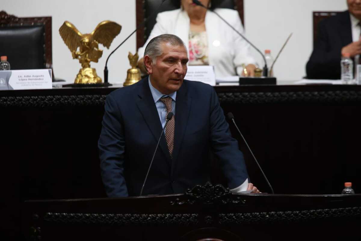 Adán Augusto López Hernández, secretario de Gobernación. (Jorge Sánchez)