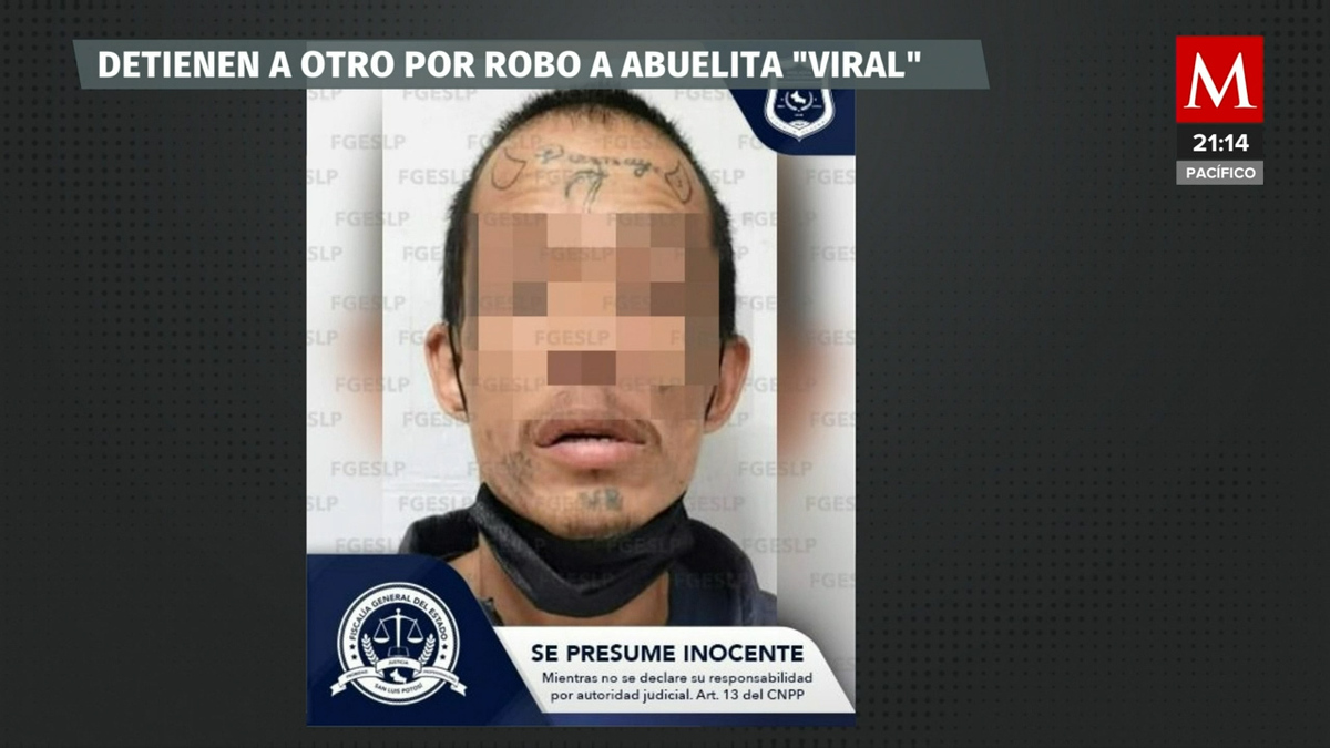 Detienen a asaltande de abuelita de 82 años en San Luis Potosí