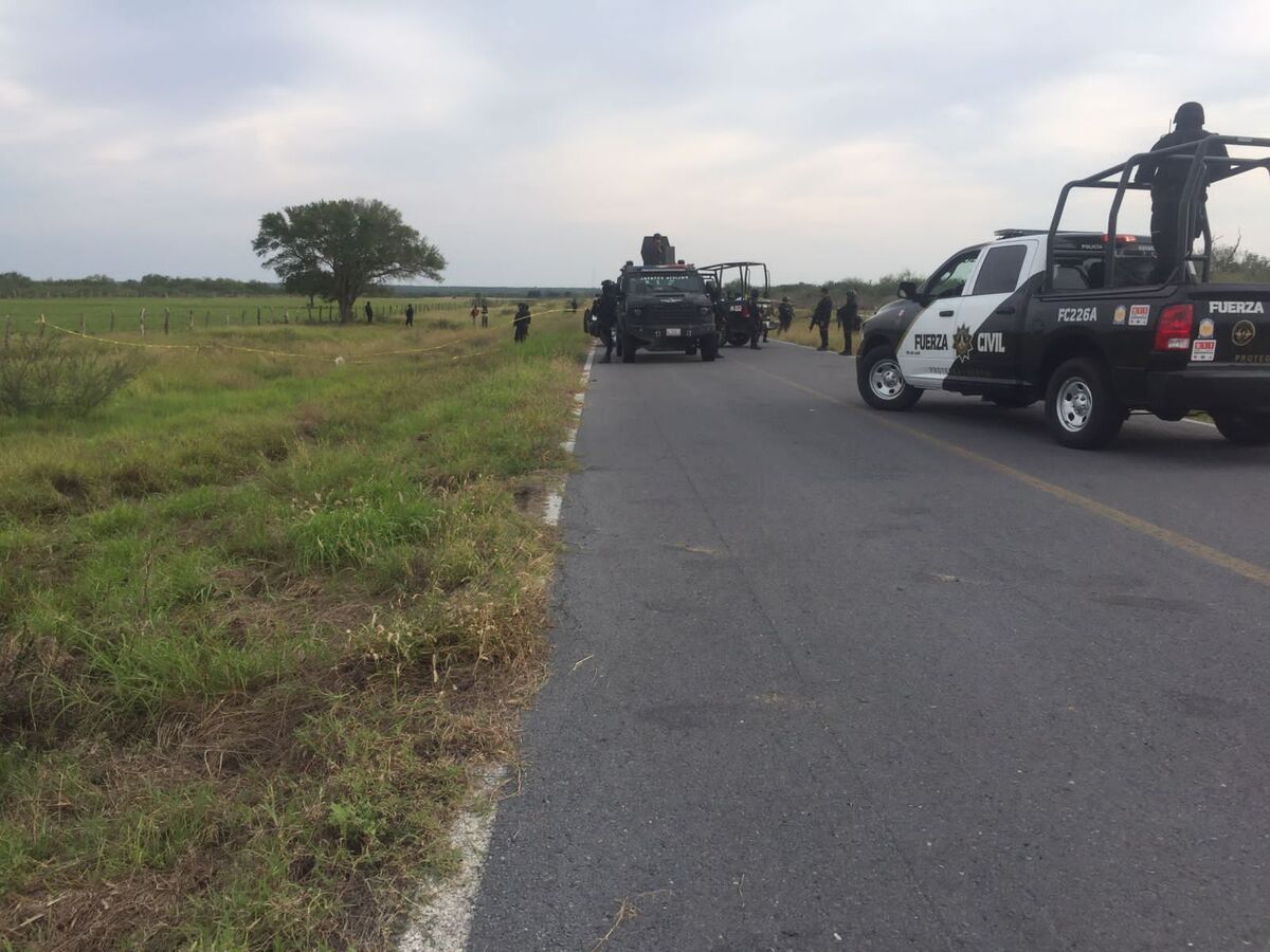 Elementos de Fuerza Civil abaten a delincuentes en China, Nuevo Léon. Foto: Especial