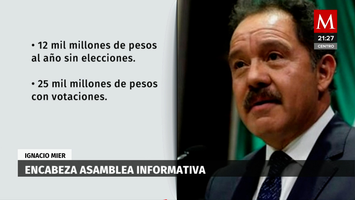 Mier encabeza asamblea informativa sobre reforma electoral en Puebla