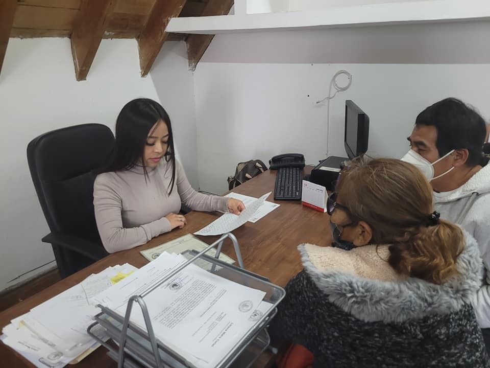 La síndica Liliana Mera en el ayuntamiento de Pachuca (Cortesía)
