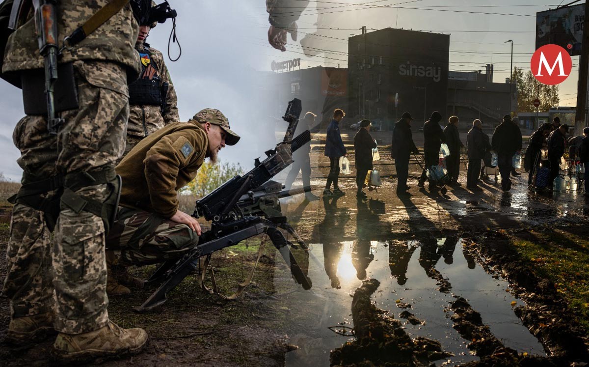 Los ucranianos se preparan para tener menos energía eléctrica este invierno. | Fotos: AFP /Diseño: Mauricio Ledesma
