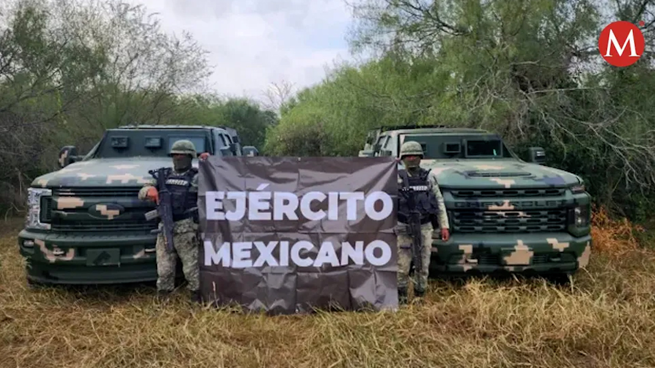 Ejército mexicano asegura 2 vehículos blindados tipo “monstruo” en Reynosa